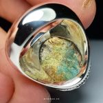 Handcrafted Silver Ring with Nishaburi Turquoise