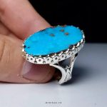 Handcrafted Silver Ring with Premium Nishapur Turquoise