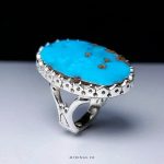 Handcrafted Silver Ring with Premium Nishapur Turquoise