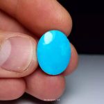 Radiant Light Blue Nishapur Turquoise - A Luxurious Gemstone Experience