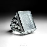 Super Special Durr Al Najaf Stone With Handmade Sterling Silver Ring MR0472
