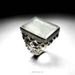 Super Special Durr Al Najaf Stone With Handmade Sterling Silver Ring MR0472