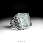 Super Special Durr Al Najaf Stone With Handmade Sterling Silver Ring MR0472