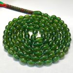 Rare Afghan Shah Maqsoud Prayer Beads – Emerald Green Tasbih from Hesarak Mine