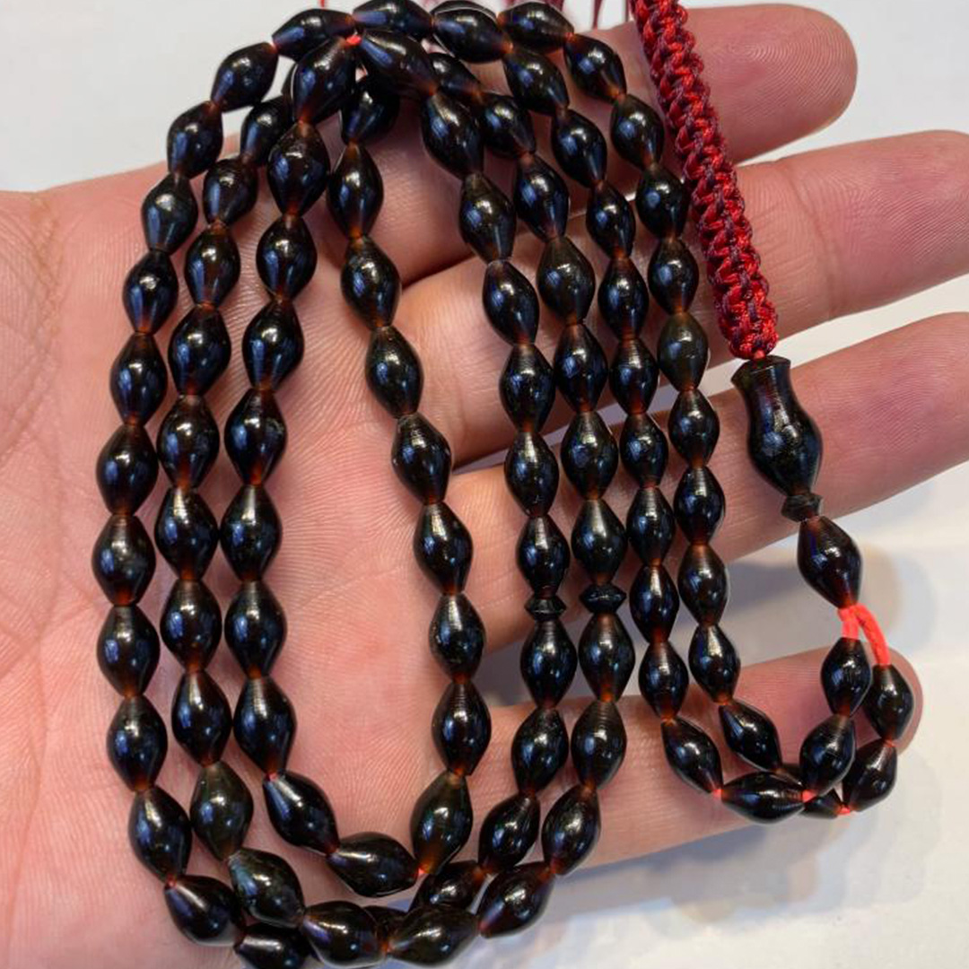 MR0482-Shah-Maqsoud-Tasbih-1 Luxury Afghan Shah Maqsoud Crimson Prayer Beads