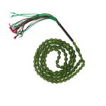 Collector’s Edition 101-Bead Shah Maqsoud Tasbih Made of Natural Emerald-Green Hesarak Gemstones from Afghanistan MR0485