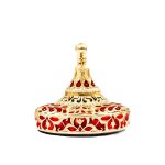 Ultra Luxury Signet Seal Stamp with Natural Agate Stone R0489