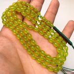 Exquisite 101 Bead Yellow Shah Maqsoud Tasbih from Lameh Kabul with Vintage Traditional Cut