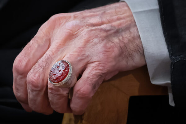 Ultra-Luxury Handcrafted Silver King Ring with Yemeni Red Agate and Special Engraving