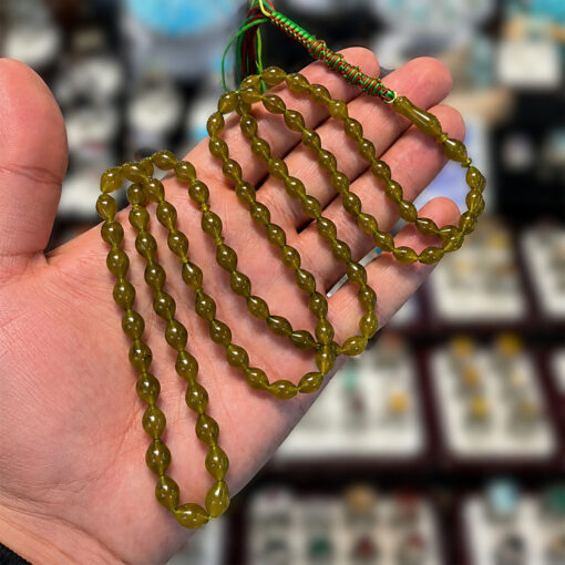 Noble Olive Green Shah Maqsood 101 Bead Tasbih
