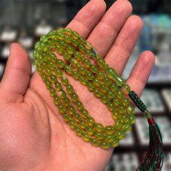 Radiant Light Green Shah Maqsood 101 Bead Tasbih
